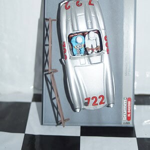 Brumm mercedes 300 slr moss-jenkinson mille miglia 1:43 s20/17