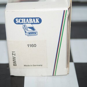 Schabak bmw z1 in red 1:43 ref 1160