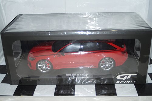 Gt spirit audi rs6 mtm estate in red 1:18 resin gt432