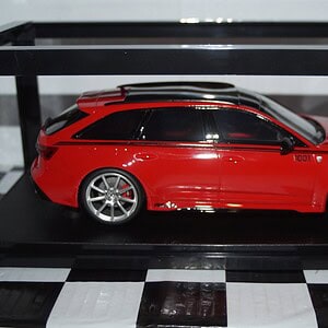Gt spirit audi rs6 mtm estate in red 1:18 resin gt432