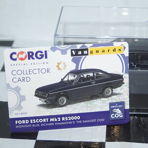 Vanguards ford transit in black "the smallest cog" 1/43 ref va15105