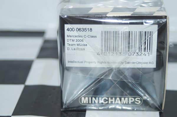 Minichamps mercedes c class dtm 2006 d.la rosa 063518