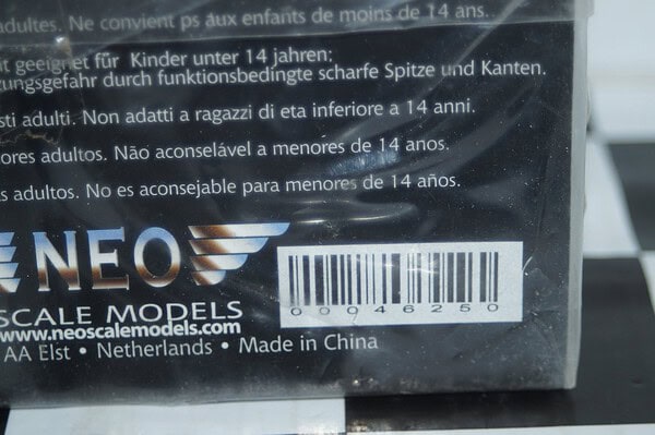 Neo borgward rs 1500 no.33 46250 in 1:43 scale