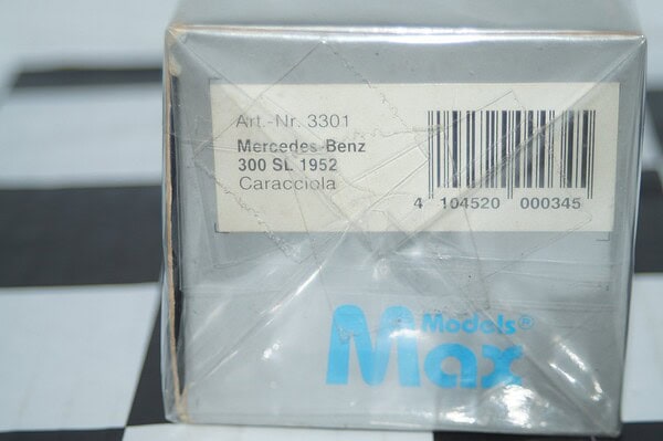 Models max mercedes benz 300 sl 1952 silver 3301 1:43