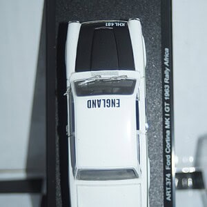 Detail cars ford cortina mk1 gt 1963 rally africa 1:43 art374