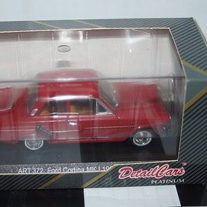 Detail cars ford cortina mk1 1963 coupe blue 1:43 art371