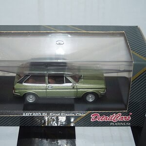 Detail cars ford fiesta ghia 1977 green 1:43 art502