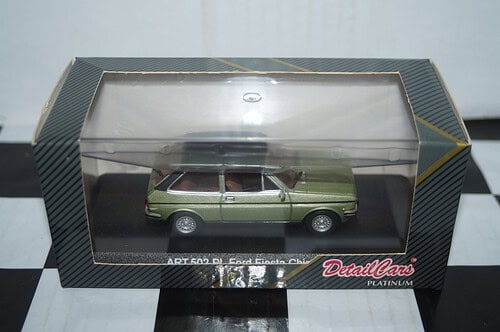Detail cars ford fiesta ghia 1977 green 1:43 art502