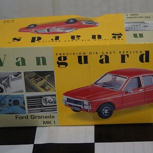 Vanguards ford granada mk1 flame red ref va52000