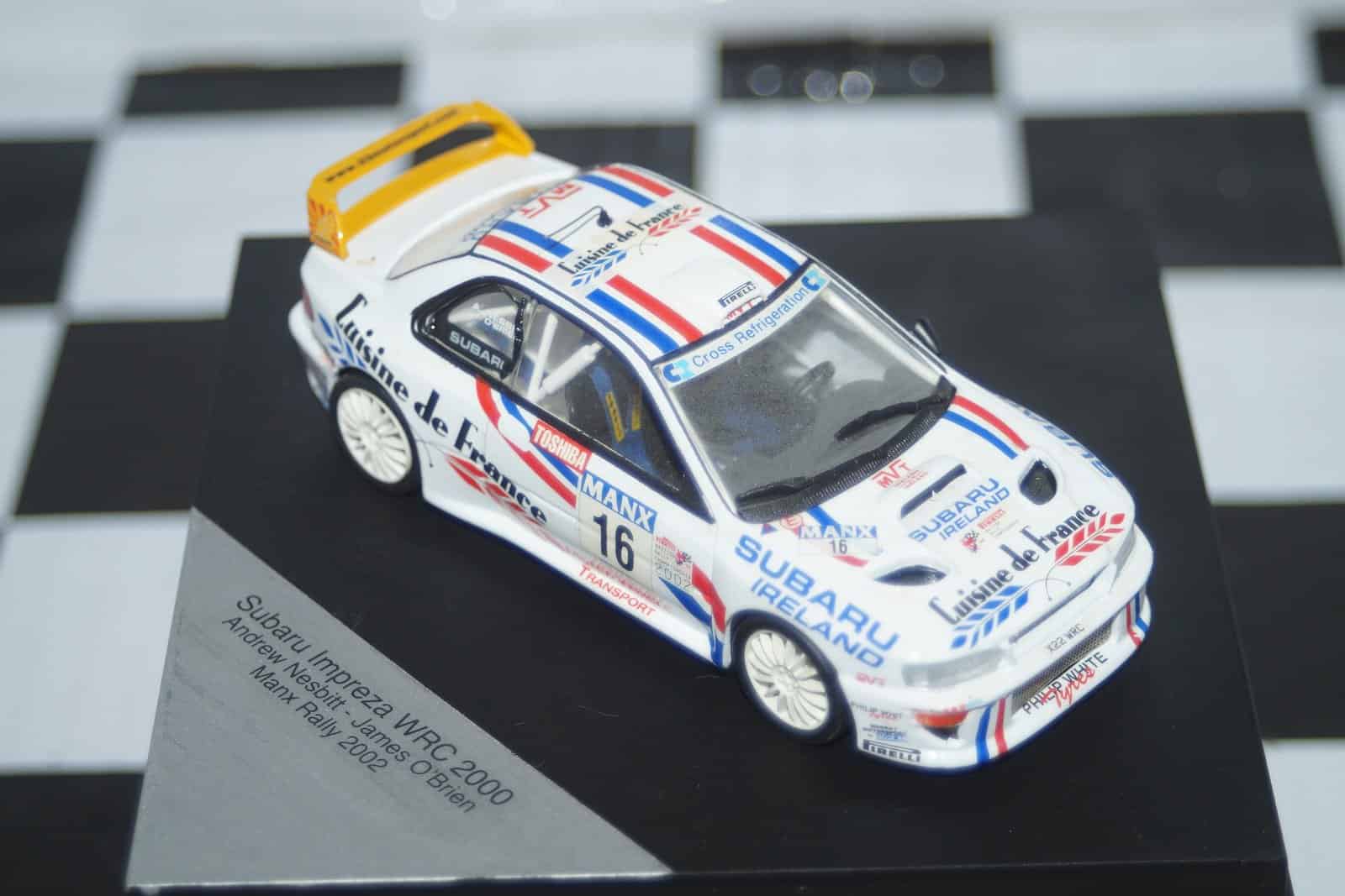 TROFEU Subaru WRC 00 2nd Manx Rally 02 #16 A.Nesbitt CODE 3 PJ10 in 1/43