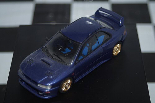 TROFEU Subaru Impreza WRC Roadcar Metallic Blue 1101b in 1/43