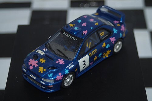 Trofeu Subaru Impreza Code 3 "JIGSAW" #3 Oates /Addy in 1:43