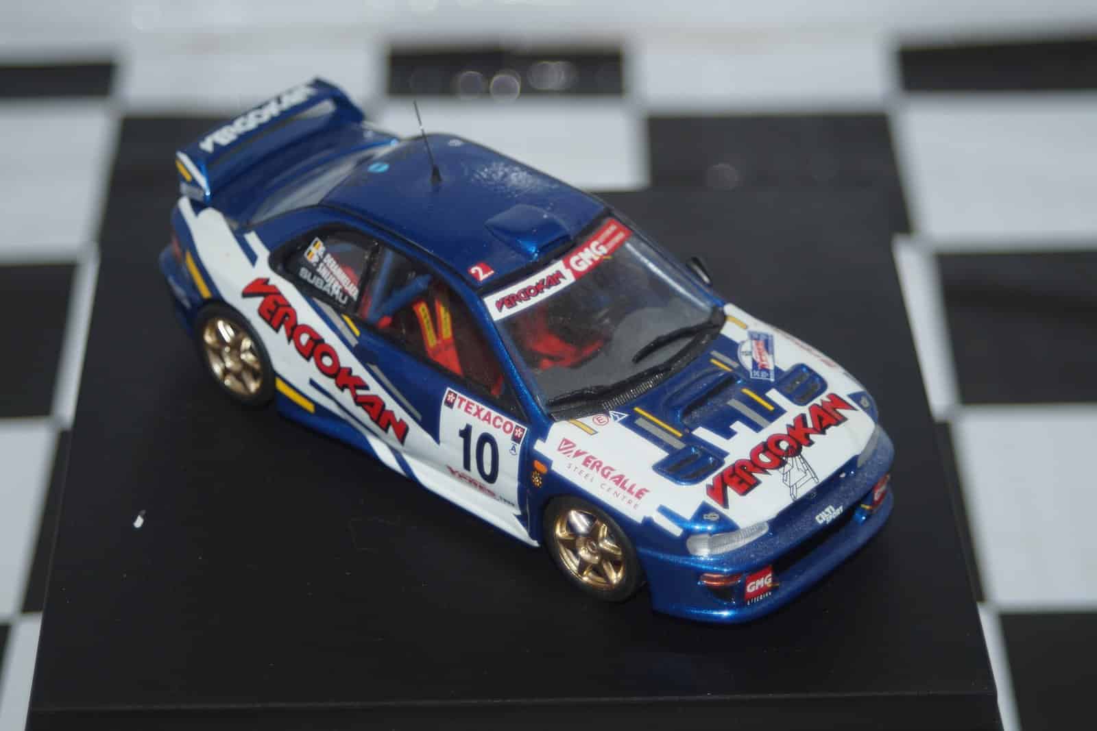 TROFEU Subaru Impreza WRC CODE 3 Vergokan Ypres Rally 99 #10 ref REP 11 in 1/43
