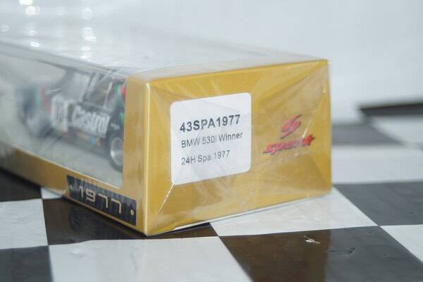 Spark bmw 530i winner 24h spa 1977 #10 1:43 resin 43spa1977