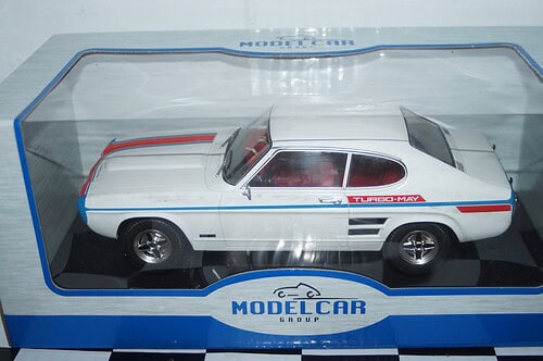 Model Car Group Ford Capri MK1 GT Turbo - May  White MCG18539