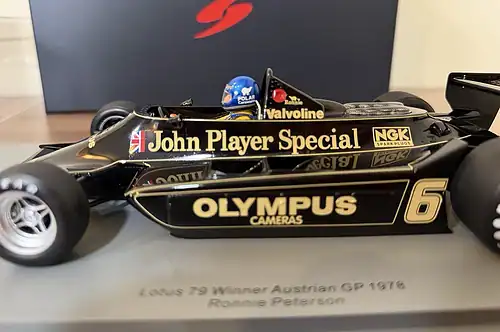 Spark lotus 79 winner austrian gp 1978 1:18 scale resin 18s367