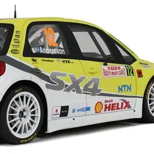 Otto suzuki sx4 wrc yellow rally monte carlo 1988 andersson 1:18 resin ot495