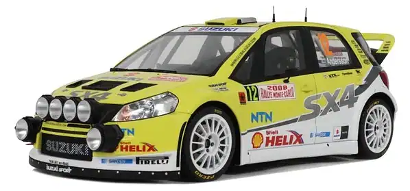 Otto suzuki sx4 wrc yellow rally monte carlo 1988 andersson 1:18 resin ot495
