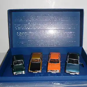 Corgi vanguards ford gt heritage collection set 1/43 ref vc01402