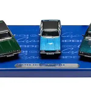 Corgi vanguards ford capri x 3 heritage collection set 1/43 ref vc01303
