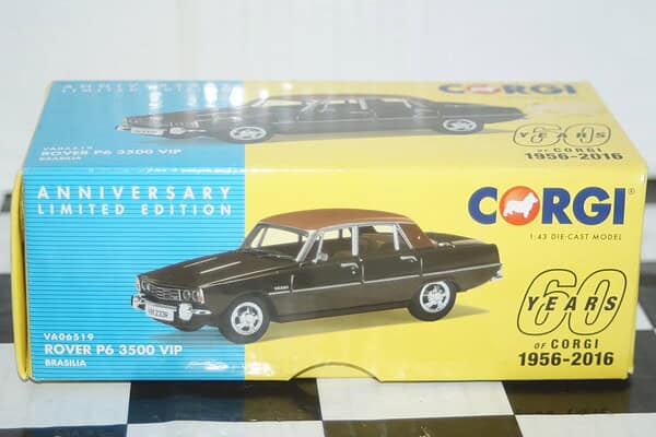 Vanguards corgi rover p6 3500 vip va06519 1:43