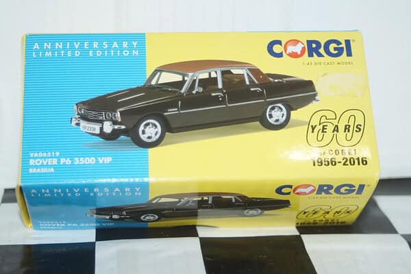 Vanguards corgi rover p6 3500 vip va06519 1:43