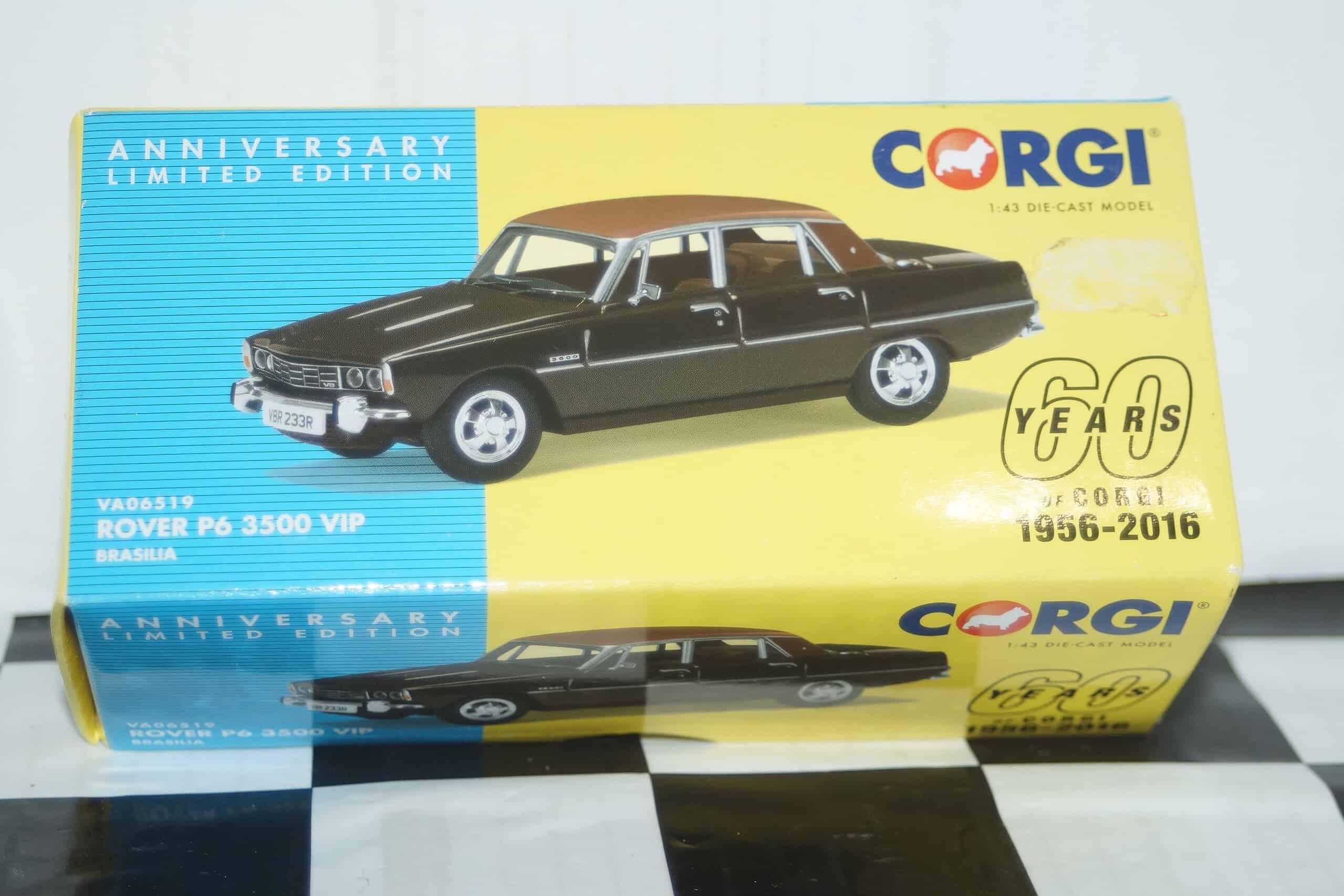 Vanguards corgi rover p6 3500 vip va06519 1:43