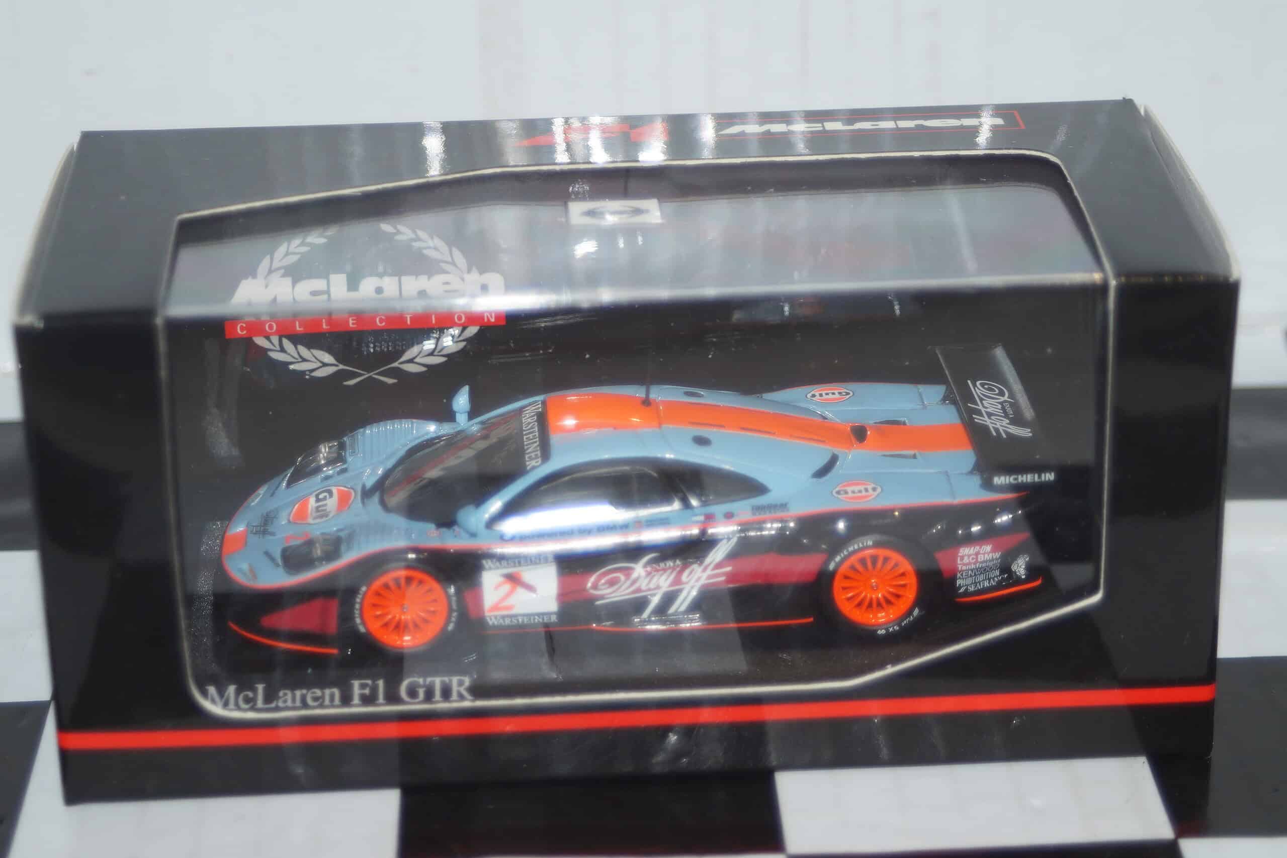 Minichamps mclaren f1 gtr #2 fia gt 1997 1:43 diecast 530 174302 ltd