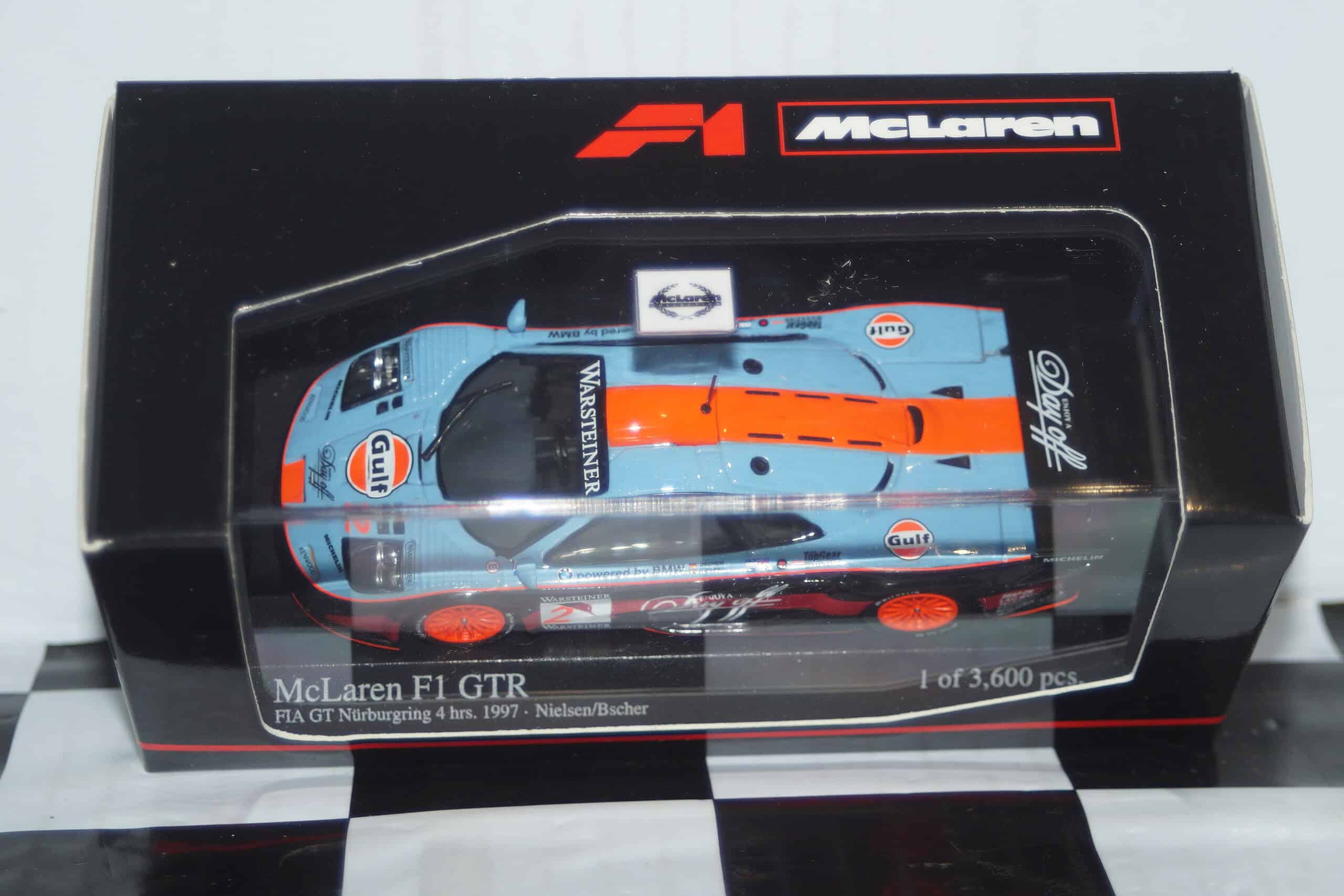 Minichamps mclaren f1 gtr #2 fia gt 1997 1:43 diecast 530 174302 ltd