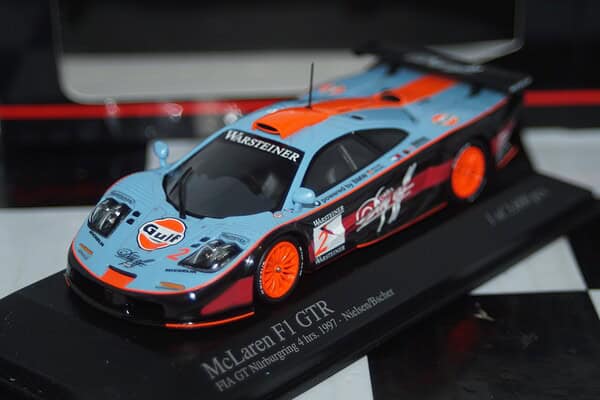 Minichamps mclaren f1 gtr #2 fia gt 1997 1:43 diecast 530 174302 ltd