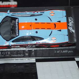 Minichamps mclaren f1 gtr #2 fia gt 1997 1:43 diecast 530 174302 ltd