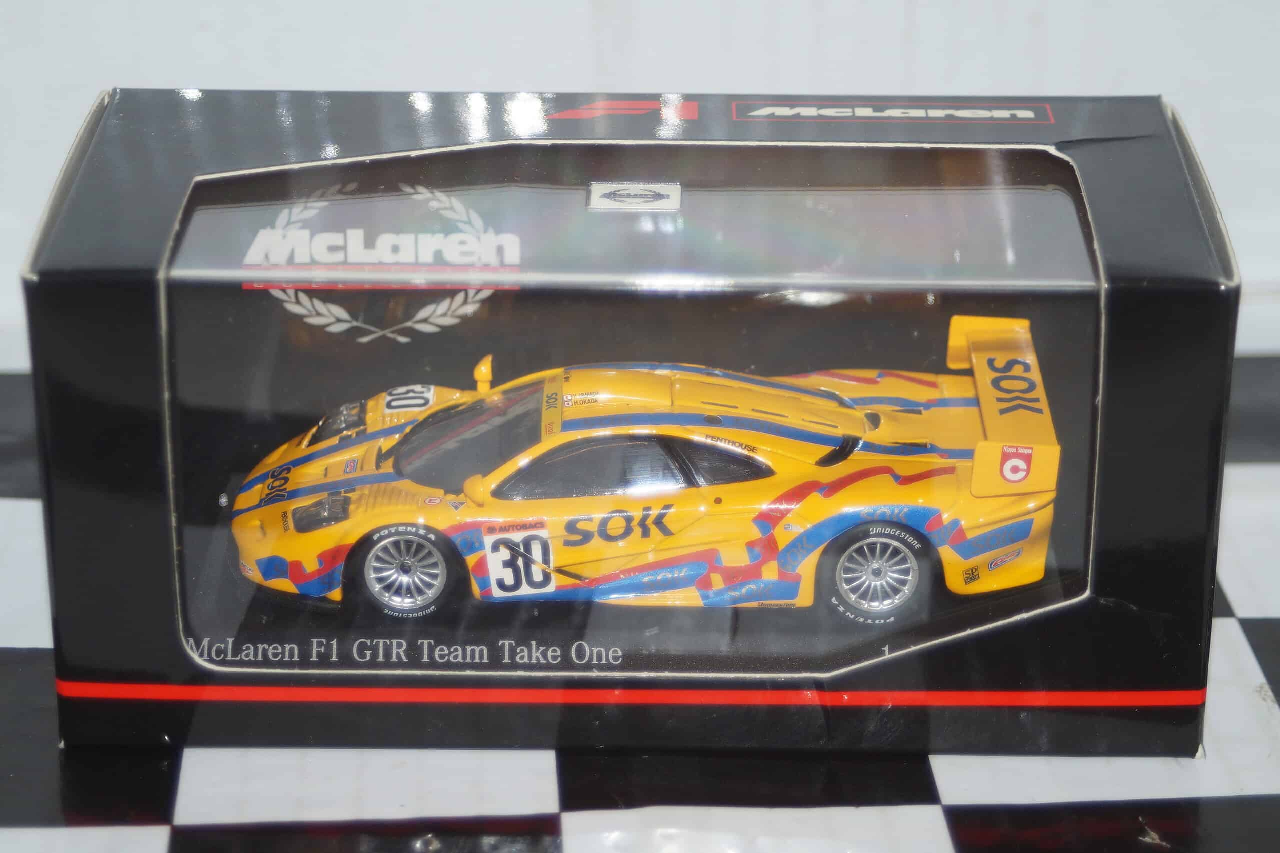Minichamps mclaren f1 gtr #53 lemans 2000 1:43 diecast 533 204330 ltd