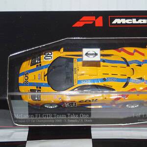 Minichamps mclaren f1 gtr #53 lemans 2000 1:43 diecast 533 204330 ltd