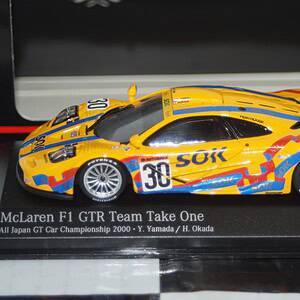 Minichamps mclaren f1 gtr jgtc 2000 1:43 diecast 533 204330 ltd