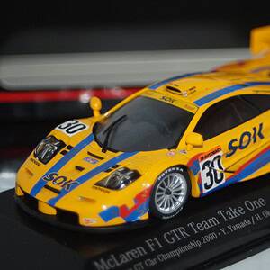 Minichamps mclaren f1 gtr jgtc 2000 1:43 diecast 533 204330 ltd