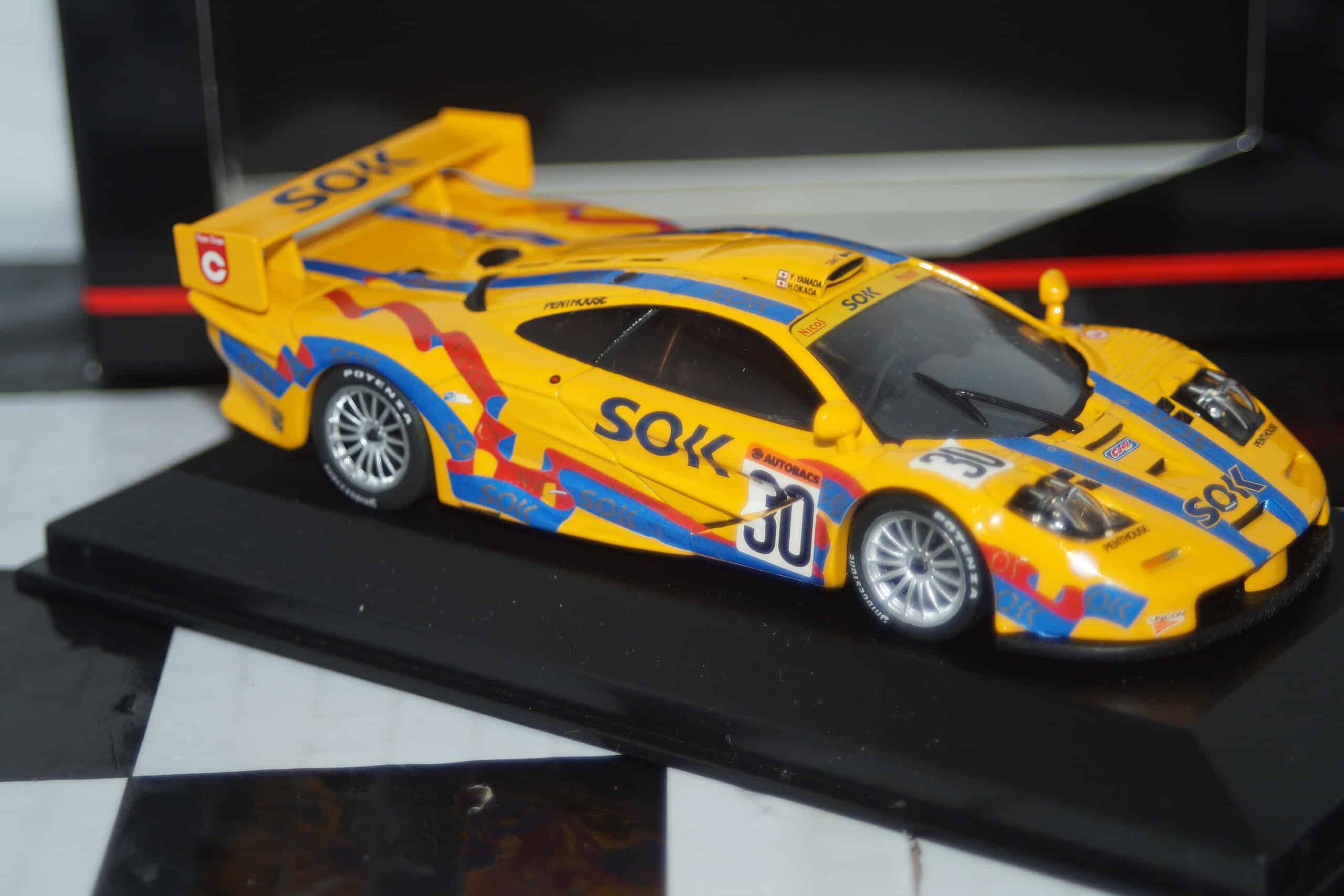 Minichamps mclaren f1 gtr jgtc 2000 1:43 diecast 533 204330 ltd