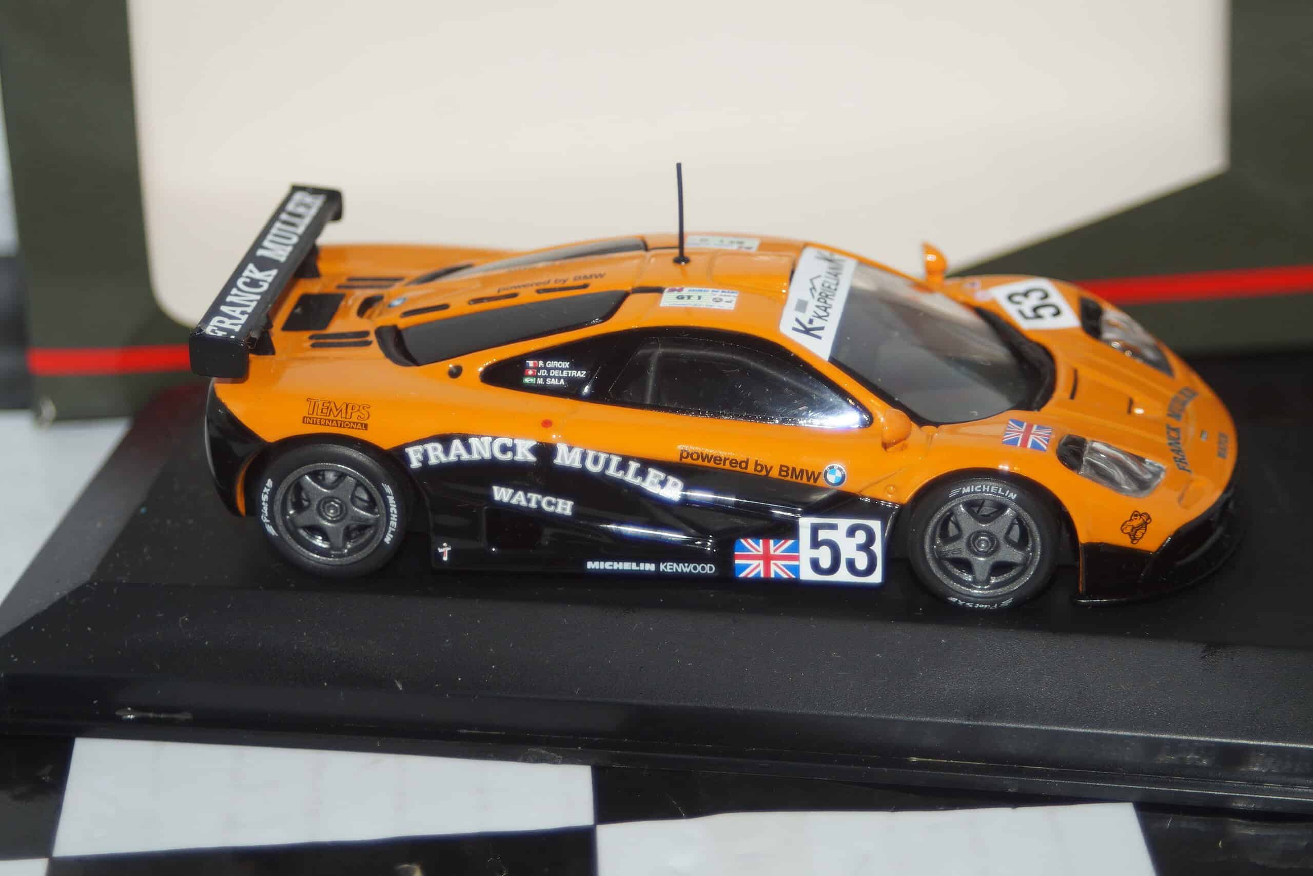 Minichamps mclaren f1 gtr #53 lemans 19961:43 diecast 530 164353 ltd