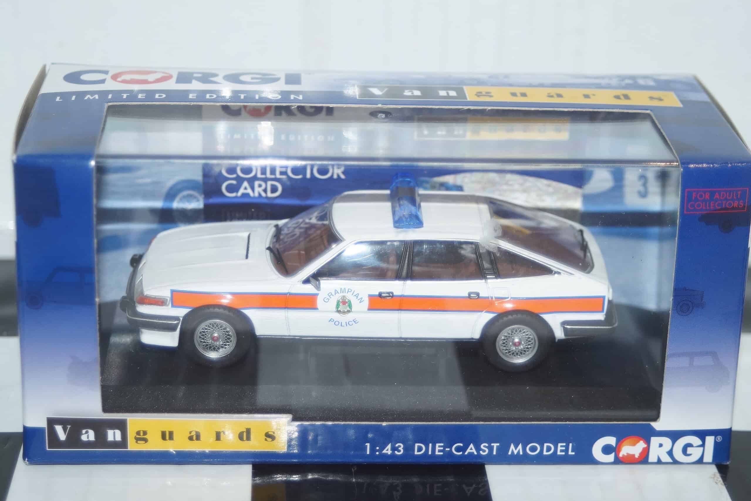 Corgi vanguards rover sd1 vitesse grampian police va09013 1:43
