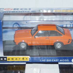 Vanguards corgi ford escort mk2 1600 sport orange 1/43 ref va12617