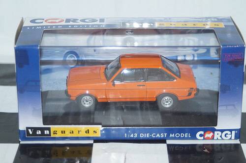 Vanguards corgi ford escort mk2 1600 sport orange 1/43 ref va12617