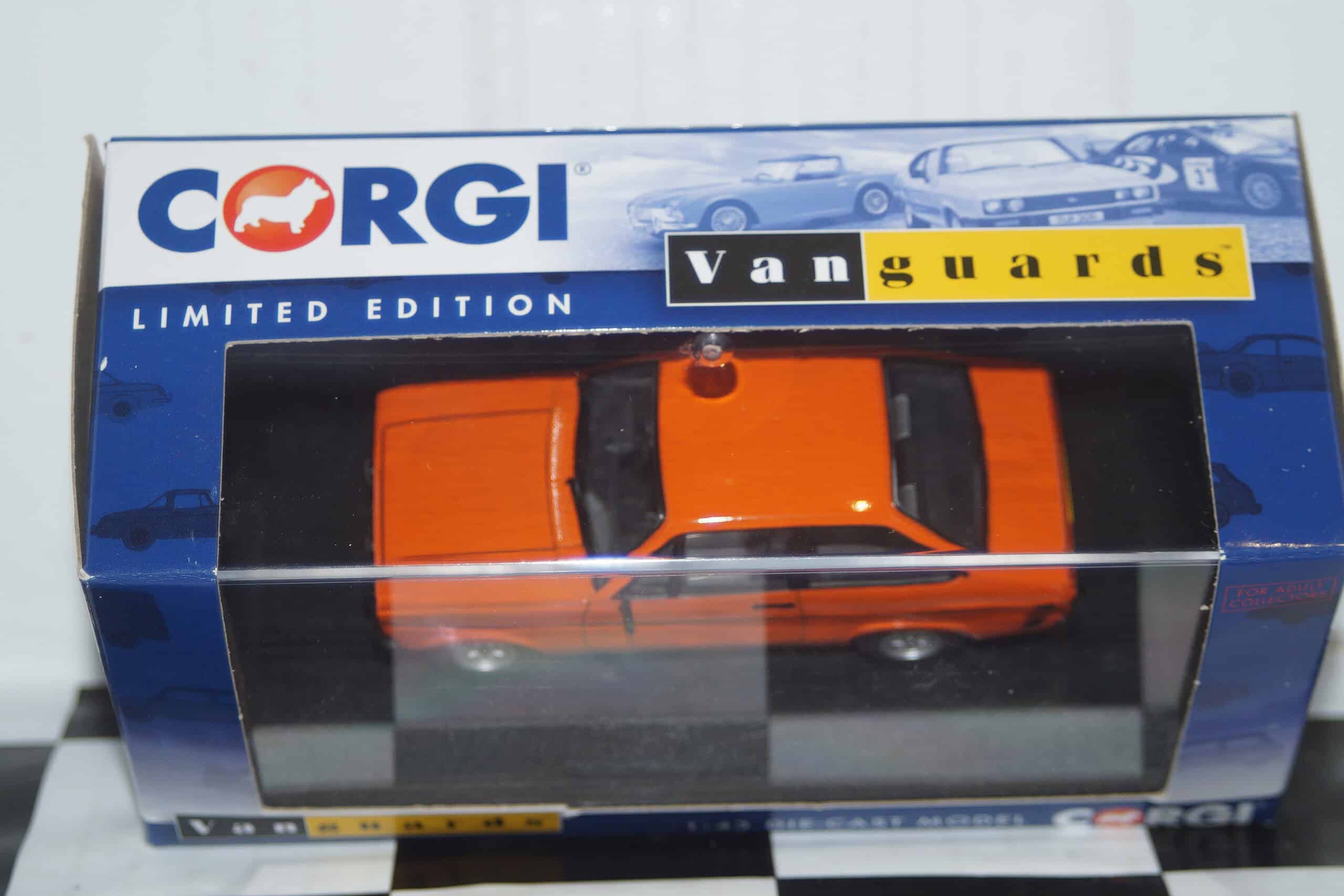 Vanguards corgi ford escort mk2 1600 sport orange 1/43 ref va12617