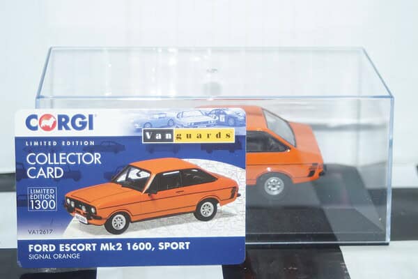 Vanguards corgi ford escort mk2 1600 sport orange 1/43 ref va12617