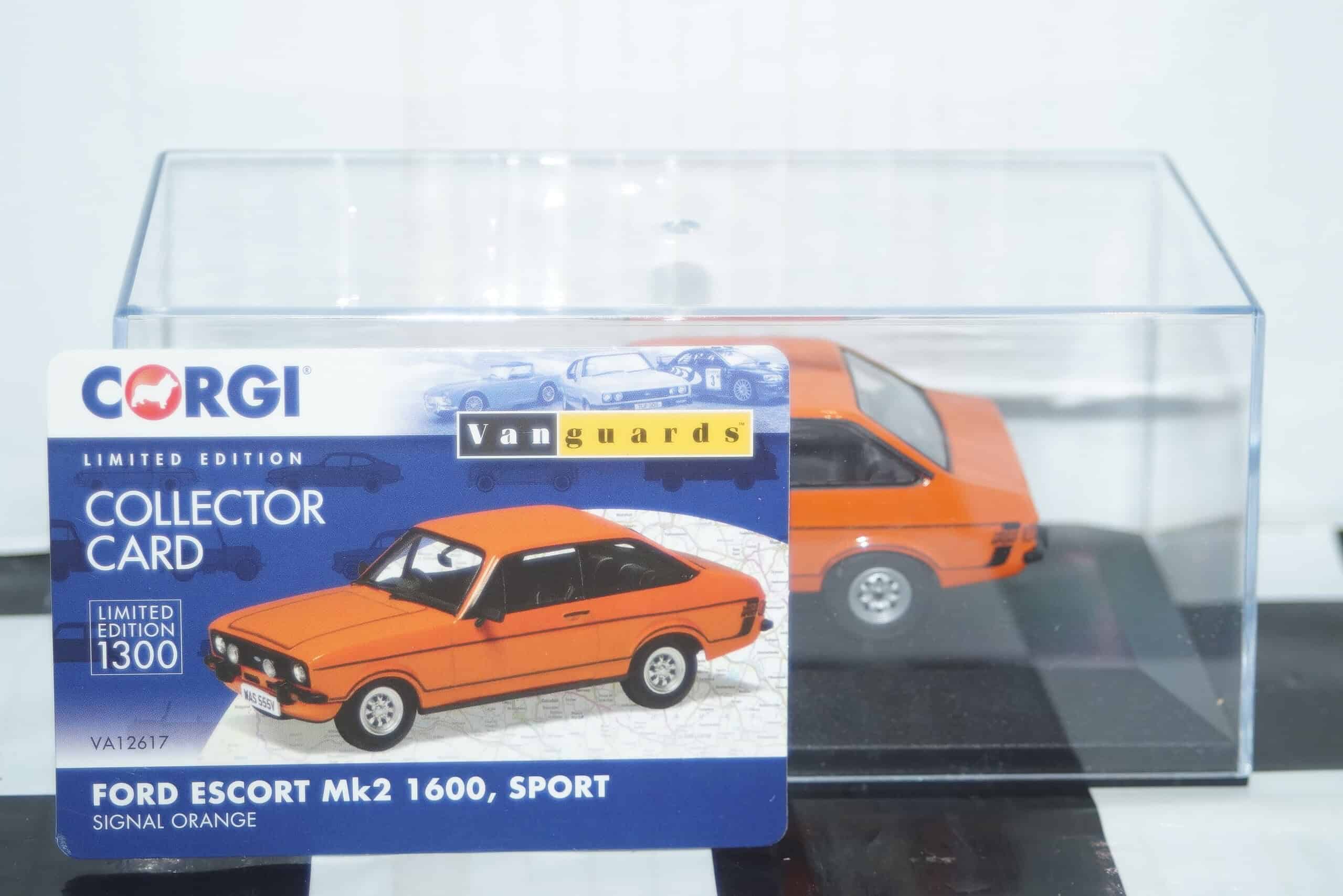 Vanguards corgi ford escort mk2 1600 sport orange 1/43 ref va12617