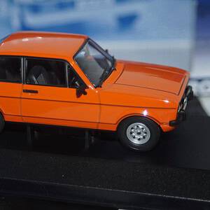 Vanguards corgi ford escort mk2 1600 sport orange 1/43 ref va12617