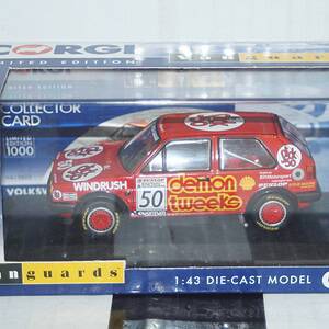 Vanguards volkswagen golf mk2 gti btcc va13603 1:43 scale