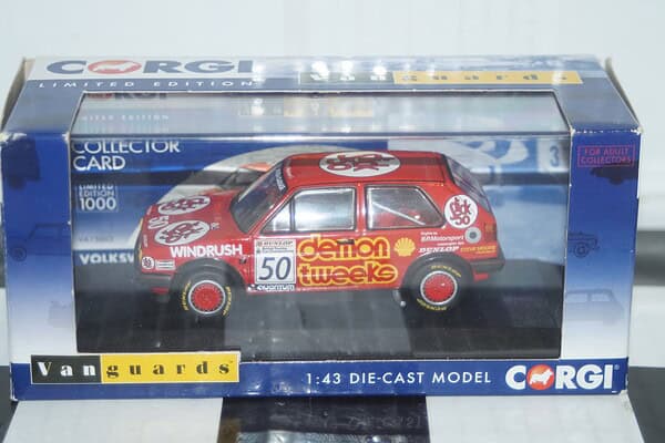 Vanguards volkswagen golf mk2 gti btcc va13603 1:43 scale