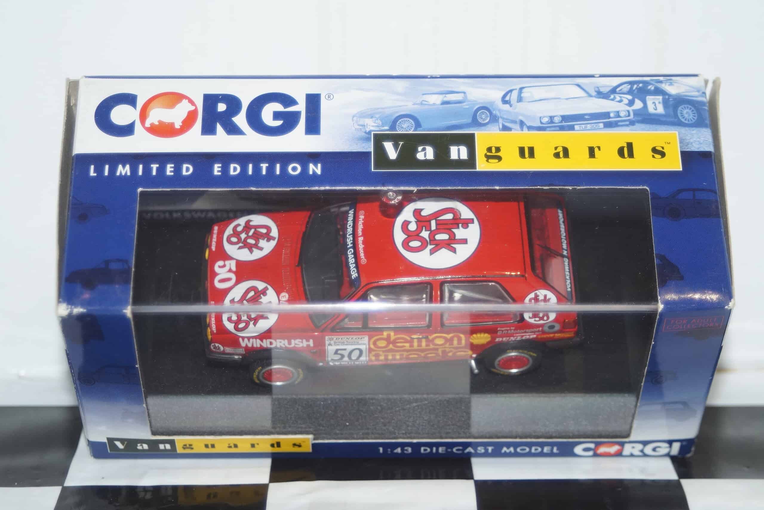 Vanguards volkswagen golf mk2 gti btcc va13603 1:43 scale
