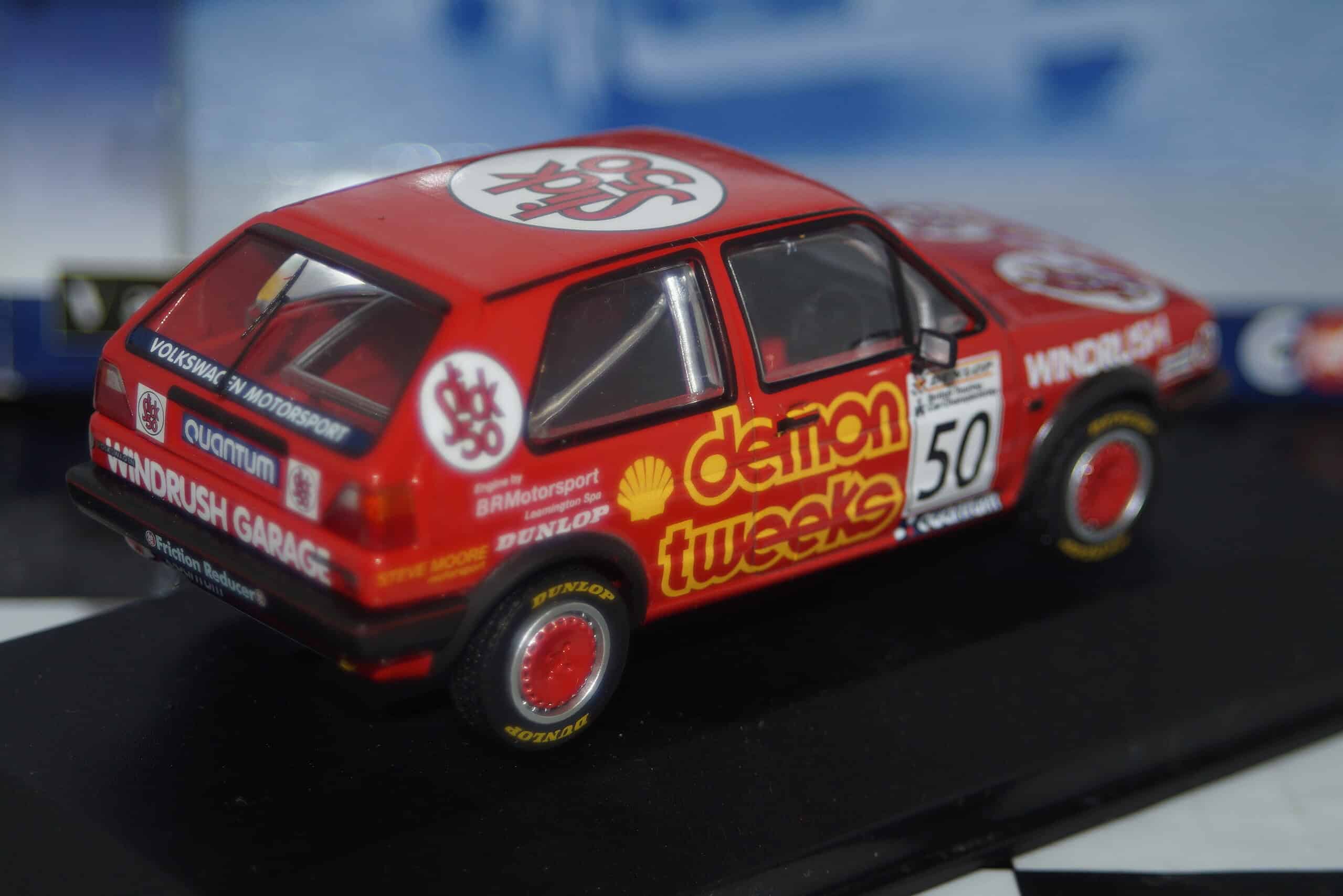 Vanguards volkswagen golf mk2 gti btcc va13603 1:43 scale