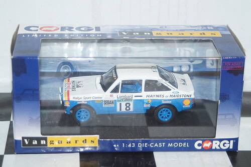 Corgi vanguards ford escort mk2 rs1800 1979 lombard rally va12610 1:43