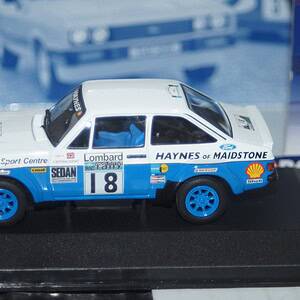Corgi vanguards ford escort mk2 rs1800 1979 lombard rally va12610 1:43